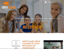 Tablet Screenshot of interteach.nl